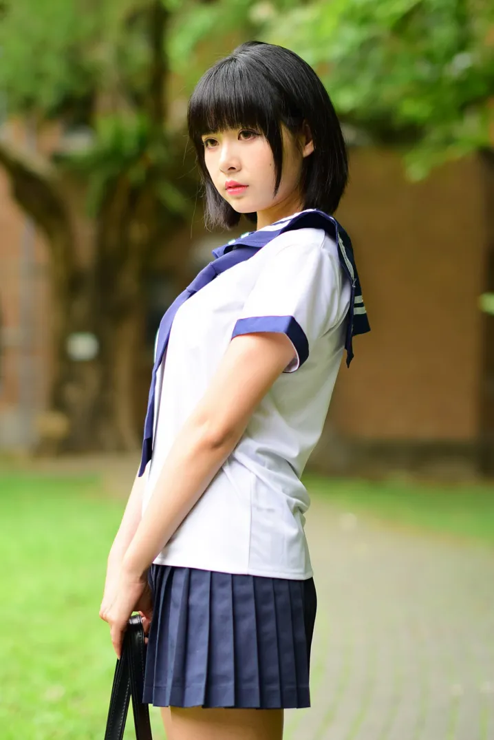 [Mzsock] NO.171 Hailin student uniform street photography#[73P]-34